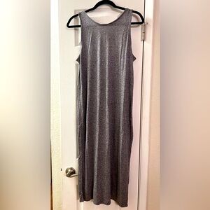 H&M Midi Dress, Open Back, Side Slits - Size 12